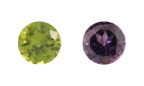 August birthstones jewelry: Peridot and Spinel