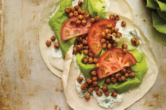Chickpea Pita Sandwiches