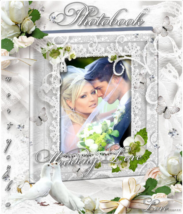 Свадебные приглашения, обрамленные драгоценными камнями