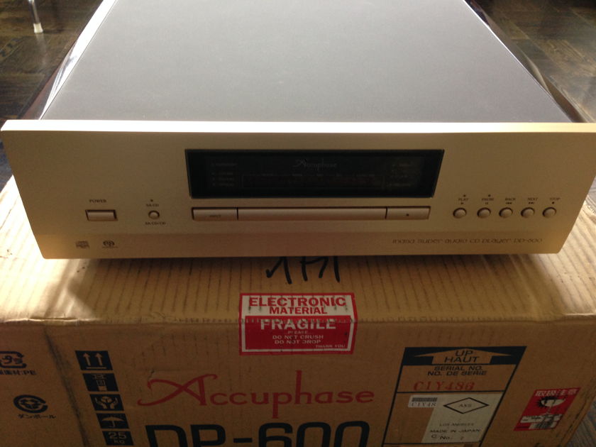 Accuphase DP-600 cd/sacd player As New