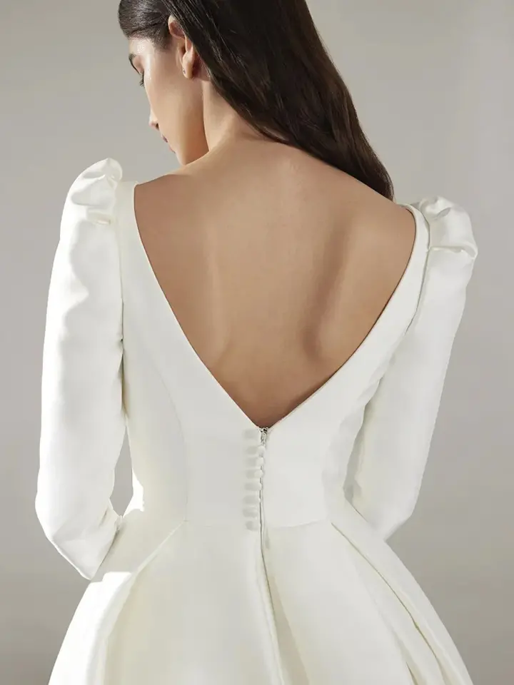 détail arrière robe de mariée LIVIA