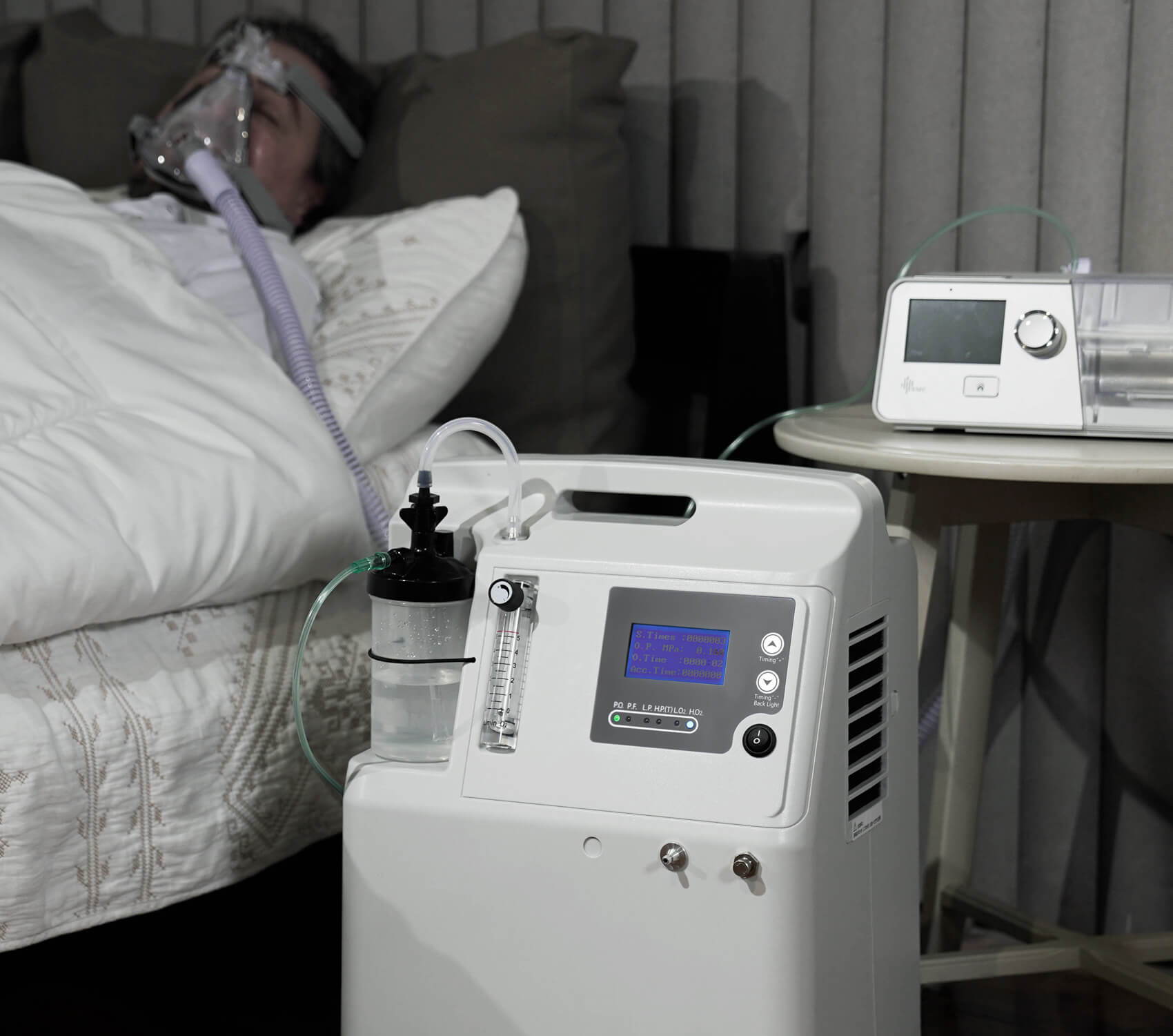 BiPAP Machine and Oxygen Concentrator