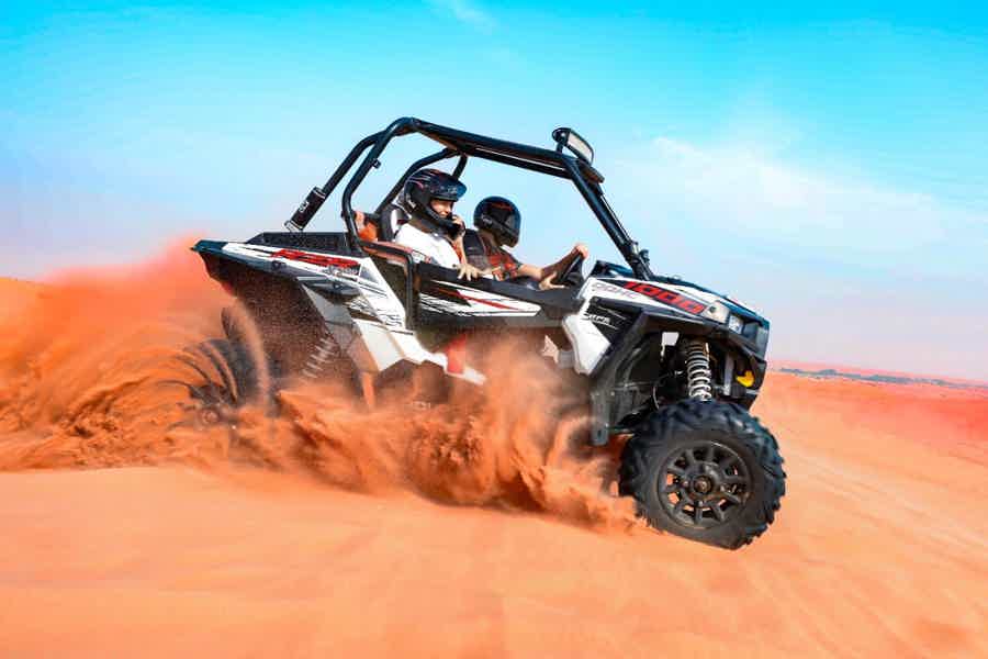 Riding quad bikes or buggies in the open in the desert Lah Bab - photo 3