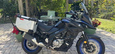 2022 SUZUKI V-STROM 650XT ADVENTURE motorcycle for rent near Tampa, FL