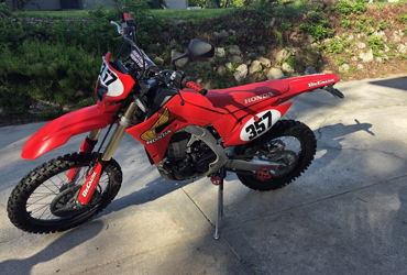 2022 HONDA CRF450RL motorcycle for rent near ORMOND BEACH, FL
