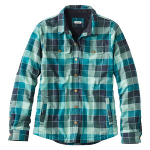 Mal Fleece Lined Flannel Color Juniper Size XS
