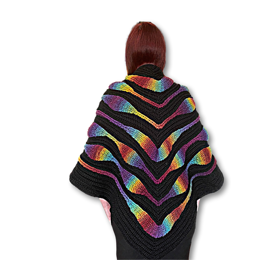 Embossed Fascination Shawl Pattern