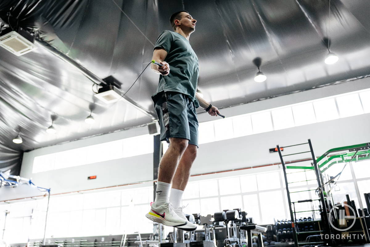 man jumping on rope torokhtiy man jumping on rope torokhtiy