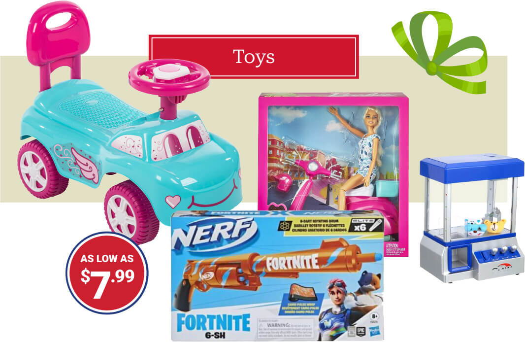 Toys as low as $7.99