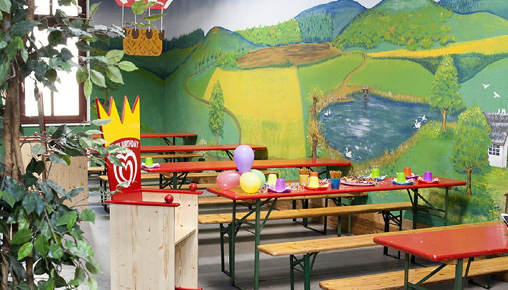 jolos kinderwelt geburtstags tisch
