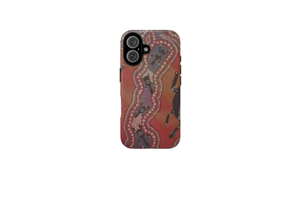 Aboriginal Art Phone Case, 3D Wrap Protective Cover