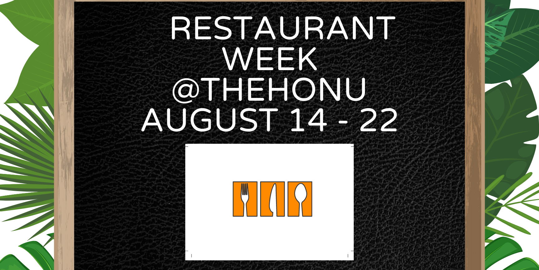 Honu & Dunedin Restaurant Week promotional image