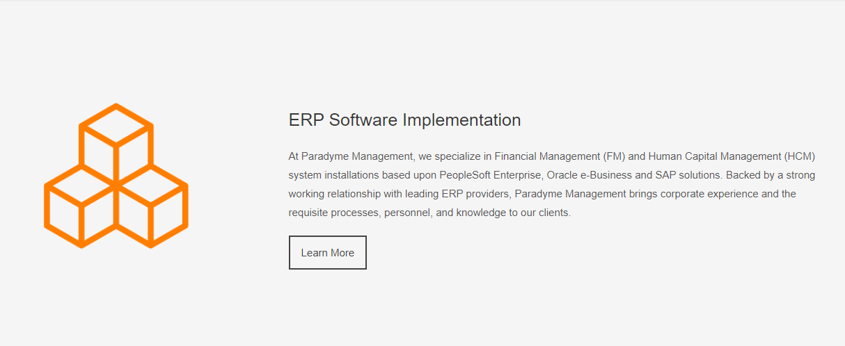 Paradyme Management product / service