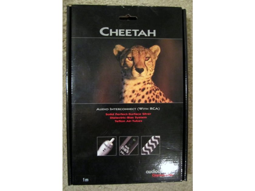 Audioquest Cheetah 1m pair of RCA --> RCA