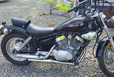2010 YAMAHA V STAR 250 motorcycle for rent near Kenduskeag, ME
