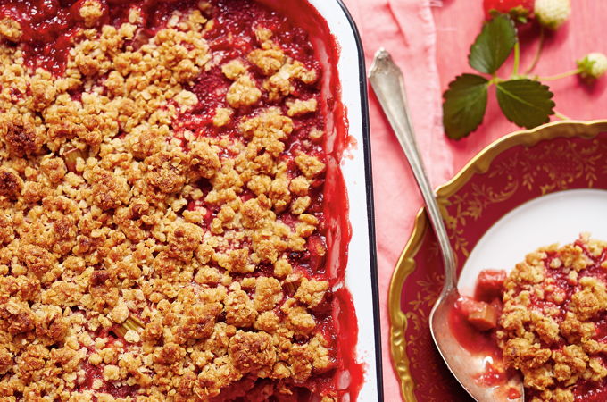 Strawberry-Rhubarb Crisp