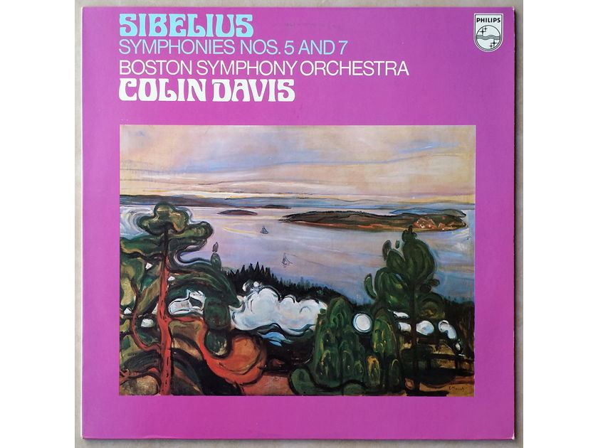 Philips | COLIN DAVIS / SIBELIUS  - Symphonies Nos. 5 & 7 | NM