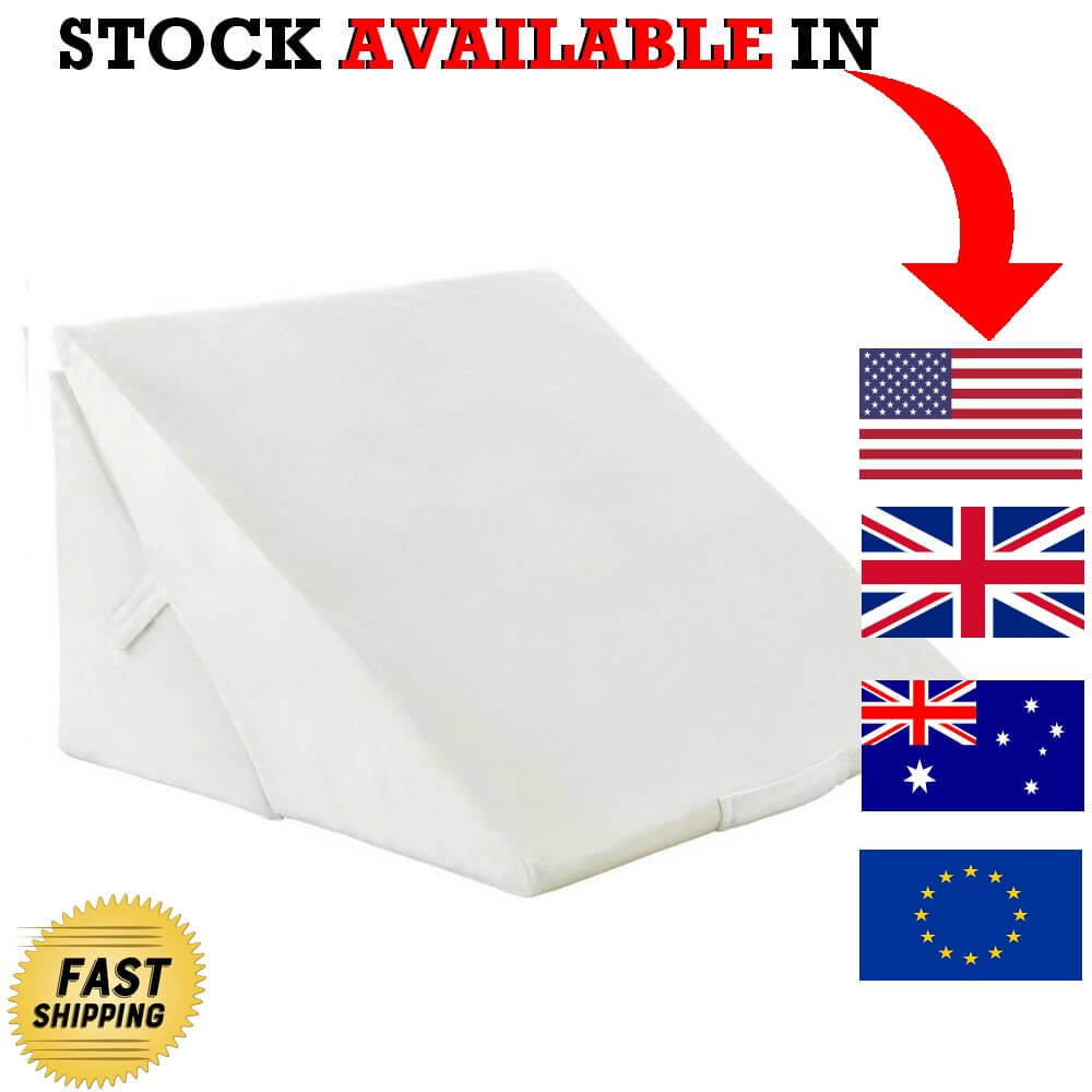Wedge Pillow for Back Pain, Sleeping Foam Wedge Pillow