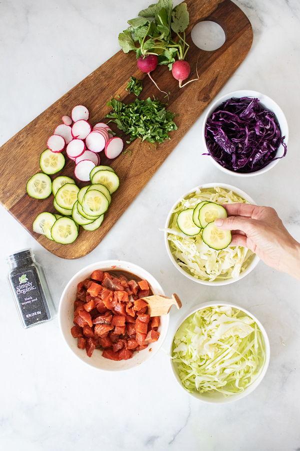 keto poke bowl