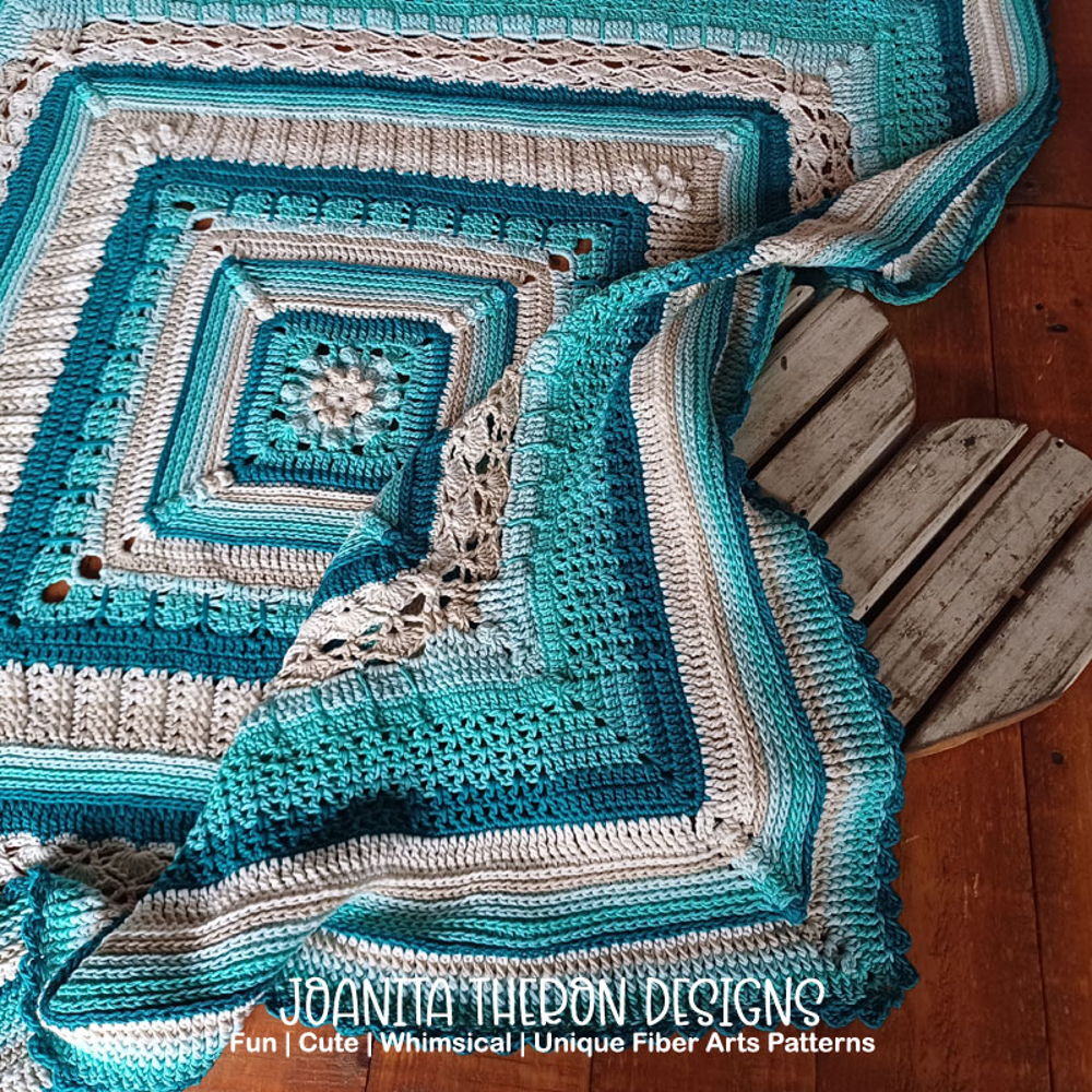 Modernella Crochet Throw