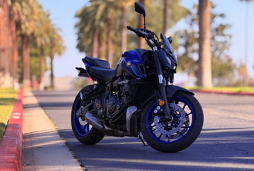 2022 YAMAHA MT-07 motorcycle for rent near Tustin, CA