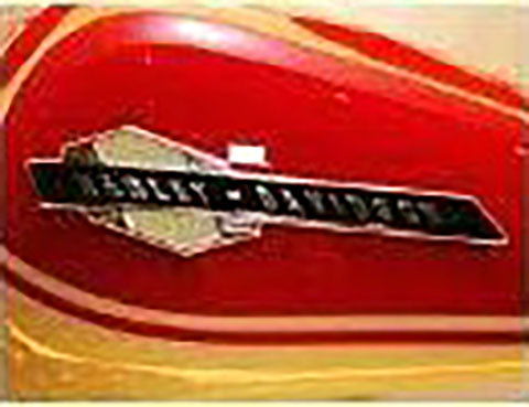 1963-1965 Harley Davidson Electra-Glide era emblem