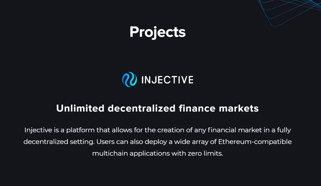 Injective Labs product / service