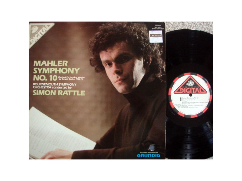 EMI Angel Digital / RATTLE,  - Mahler Symphony No.10,  NM, 2LP Set!