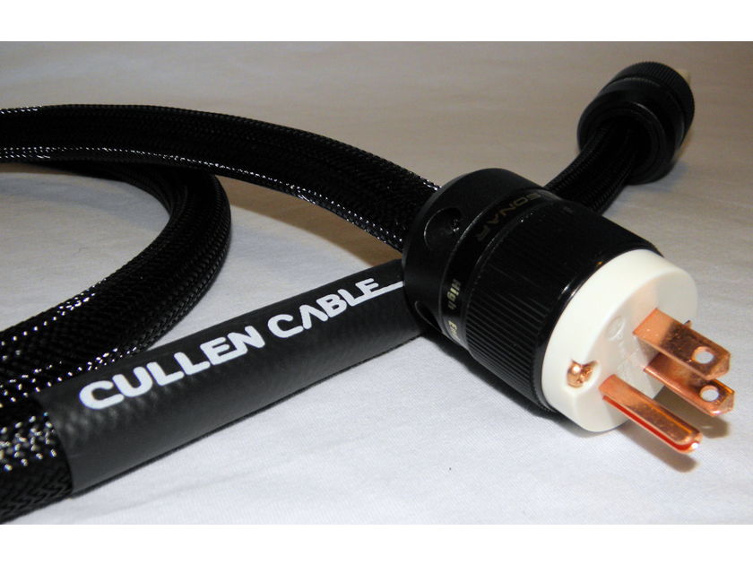 Cullen Cable 1.5 Meter 10 awg Red Copper Power Cable Made in the USA!