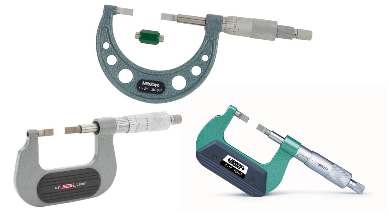 Standard Blade Micrometers at GreatGages.com