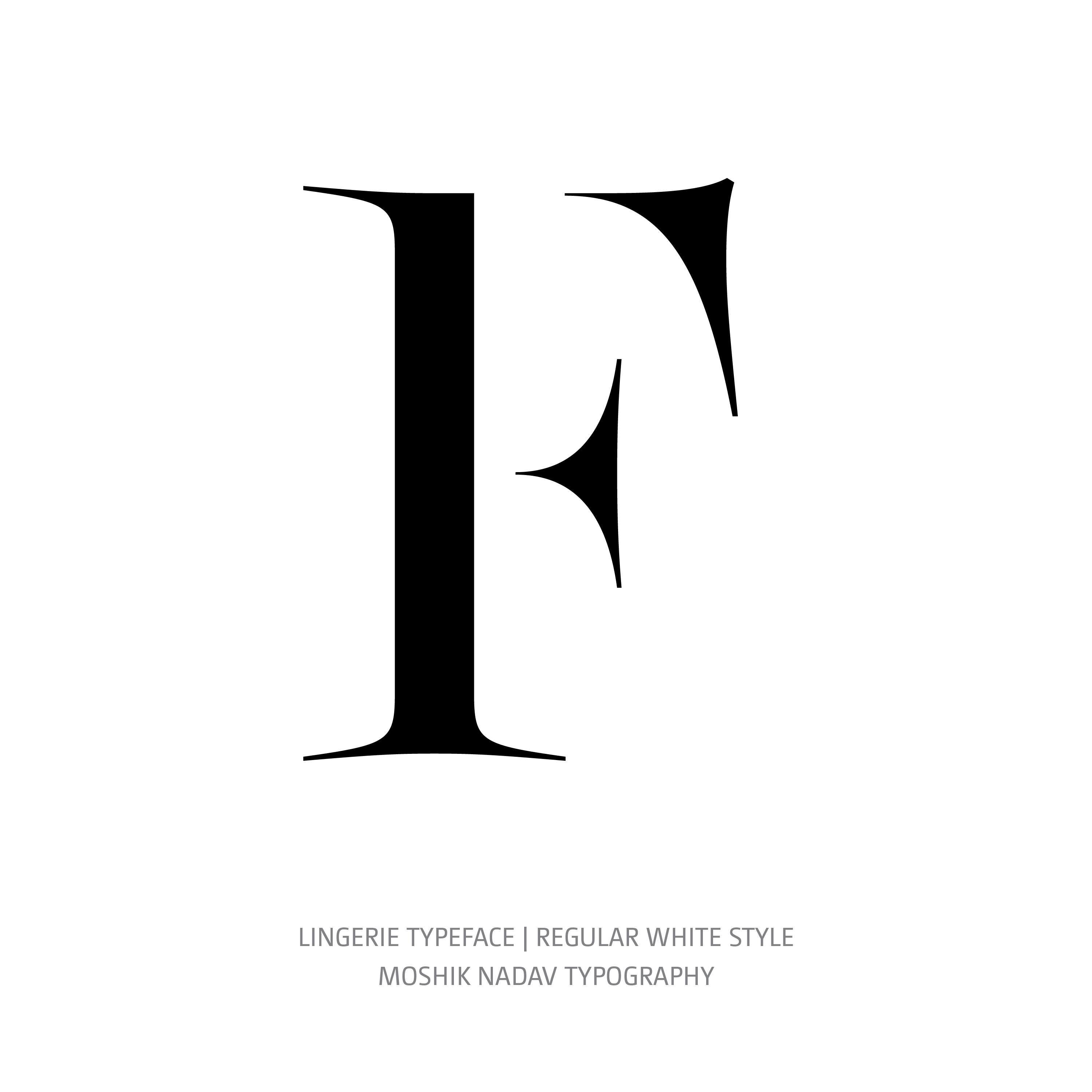Lingerie Typeface Regular White F