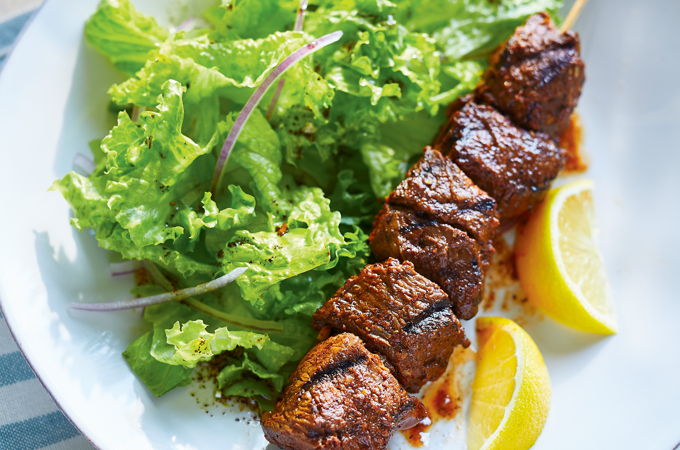 Spicy Beef Skewers