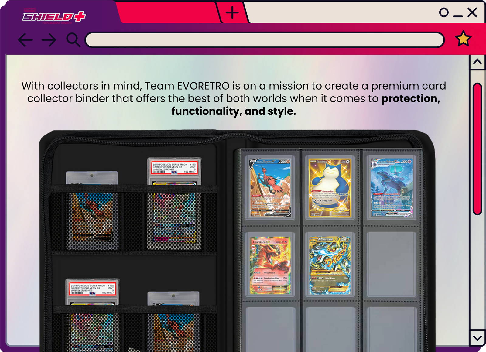 Toploader Binder