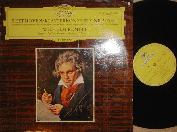DGG / KEMPFF-LEITNER, - Beethoven Piano Concerto No.2 &...