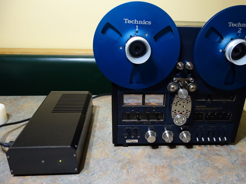 JCORDER MODDED TECHNICS RS 1500 2 & 4 TRACK TAPE DECK PLUS ANALOG ENGINEERING VACUUM TUBE TAPE