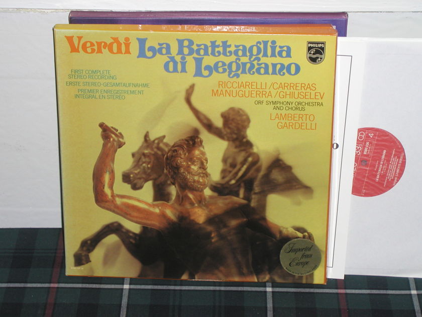 Gardelli/OSOC - Verdi/La Battaglia Philips Import 2lp box 6500
