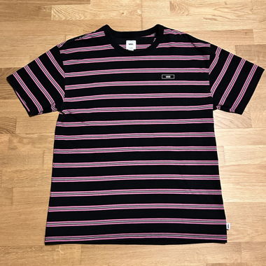 Vans T-Shirt schwarz/weiss/pink gestreift