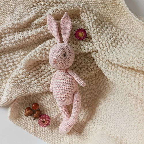 Padrão de crochê BUNNY PDF - Crochet Lovey Pattern Bunny Rabbit Toy Amigurumi Bunny Crochet Rabbit Amigurumi Doll Rabbit Pattern