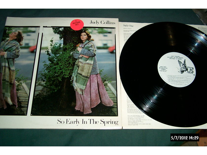 Judy Collins - So Early In The Spring 2 LP White Label Promo Elektra Label Deadwax RL