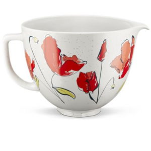 5 Quart Poppy Ceramic Bowl