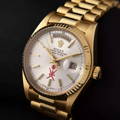 Day-Date, Automatic Wristwatch in Yellow Gold, With Khanjar Logo Dial, Reference 18038
