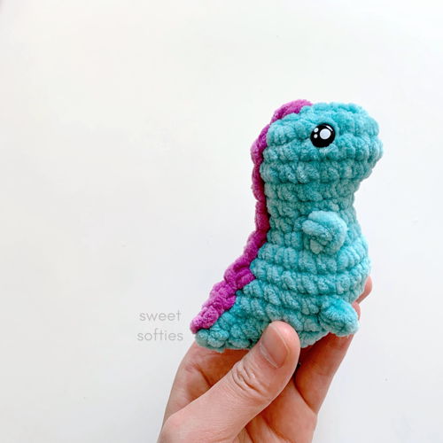 Tiny-Rex Pocket Dino Kostenloses Amigurumi