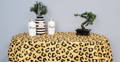 cheetah pattern tablecloth