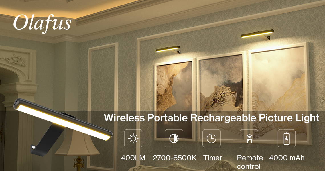Dimmable Wireless Portable LED Lights