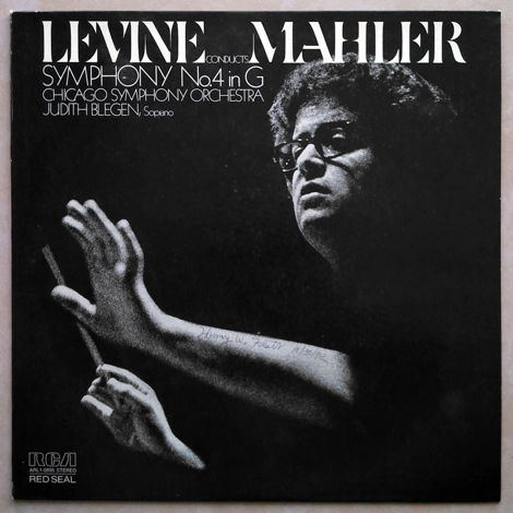 RCA/Levine/Mahler - Symphony No.4 / NM