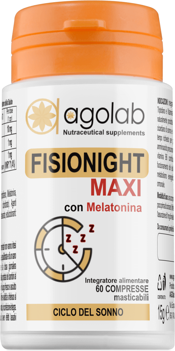 Fisionight Agolab Nutraceutica sonno migliore dormire meglio integratore melatonina per sonno triptofano