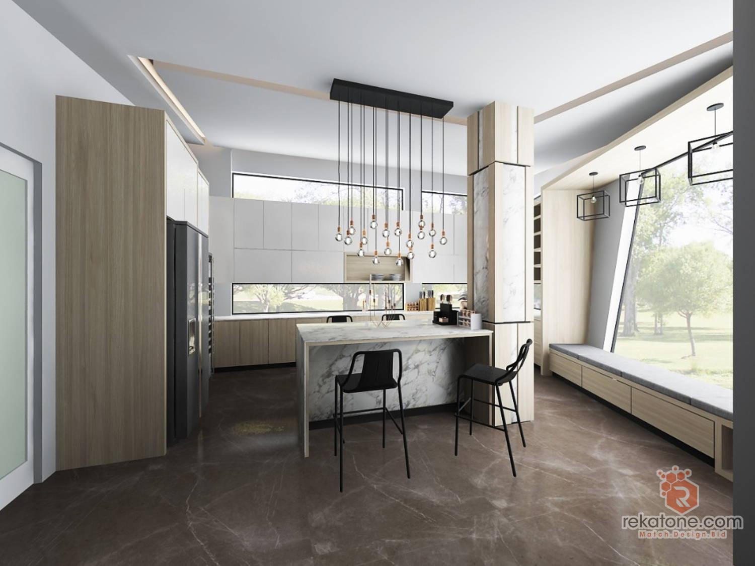 kitchen cabinet design for apartment malaysia