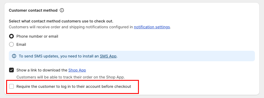 shopify guest checkout