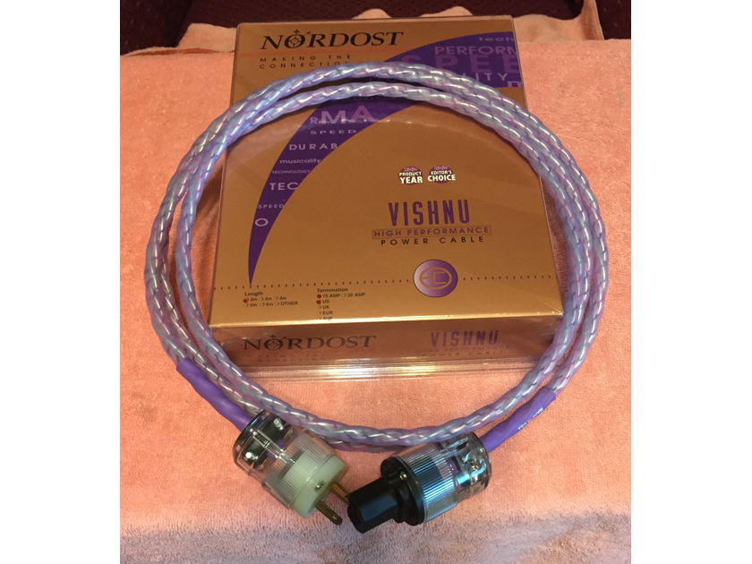 Nordost Vishnu power cord, 2m 30-day warranty
