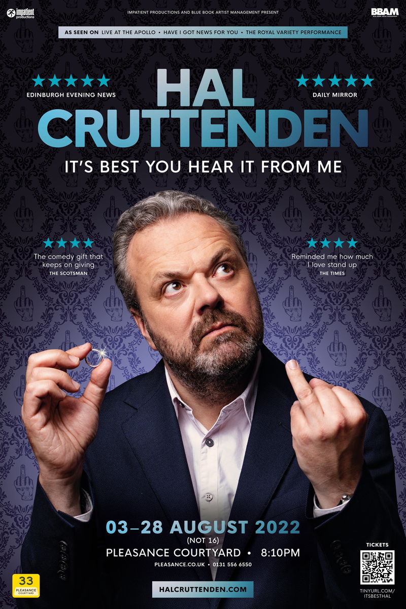 The poster for Hal Cruttenden: It's Best You Hear It From Me